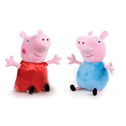 Satin Peppa Pig & George